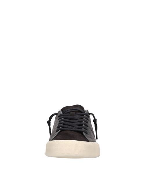 Sneakers in camoscio D.A.T.E. | HILL LOW USEDGRIGIO-NERO-VERDE